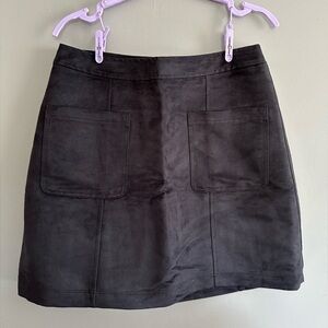 Womens Old Navy Suede Skirt - Size 8